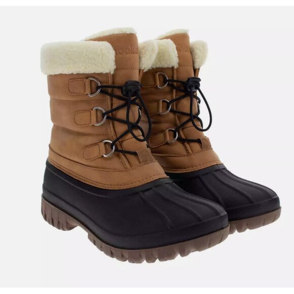 Chooka Womens -20 Cold Memory Foam Weather Snow Boots Tan Size 7 - Picture 1 of 8